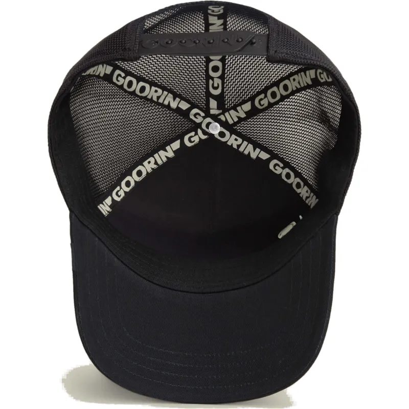 kepure-islenkta-vilkikas-juoda-snapback-perro-doberman-black-out-doberman-metallic-the-farm-the-farm-de-goorin-bros