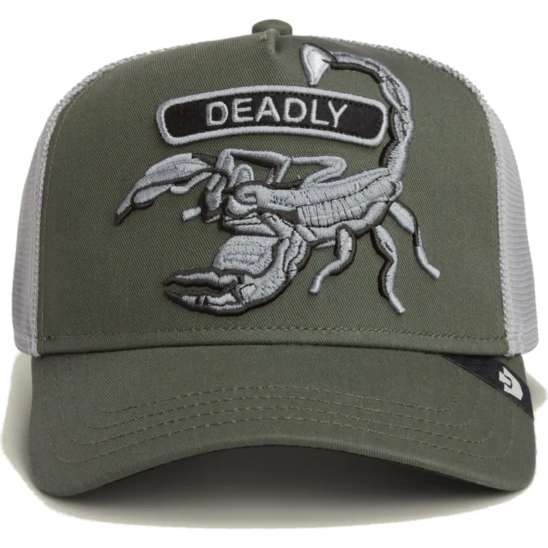 kepure-islenkta-vilkikas-zalia-snapback-escorpion-classic-rocker-deadly-the-farm-the-farm-de-goorin-bros