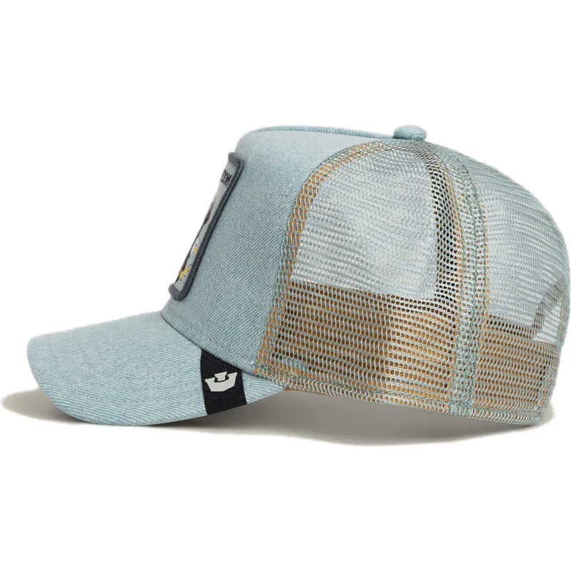kepure-islenkta-vilkikas-melyna-snapback-aguila-denim-eagle-the-farm-the-farm-de-goorin-bros