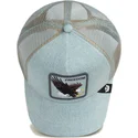 kepure-islenkta-vilkikas-melyna-snapback-aguila-denim-eagle-the-farm-the-farm-de-goorin-bros