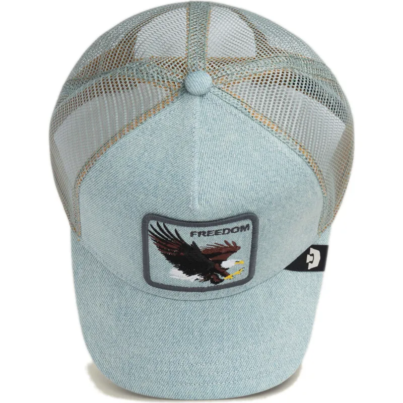 kepure-islenkta-melyna-snapback-denim-eagle-the-farm-goorin-bros