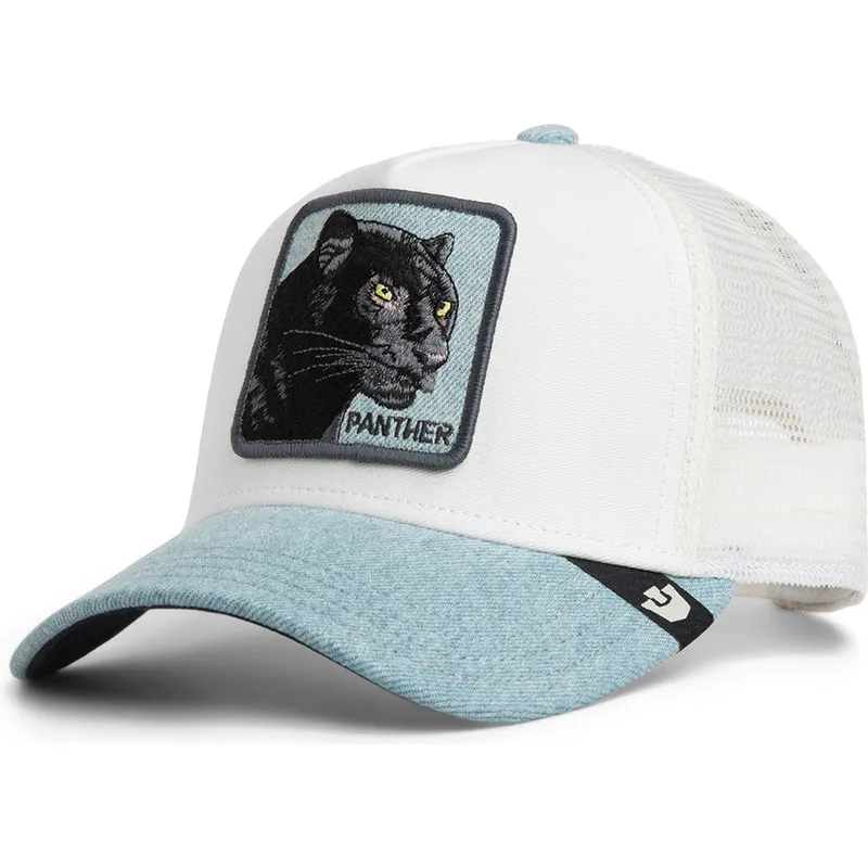 kepure-islenkta-vilkikas-melyna-snapback-denim-panther-the-farm-the-farm-de-goorin-bros