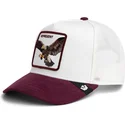 kepure-islenkta-vilkikas-raudona-snapback-aguila-represent-microsuede-eagle-the-farm-the-farm-de-goorin-bros