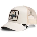 gorra-trucker-beige-escorpion-deadly-scorpion-the-farm-de-goorin-bros