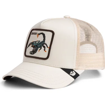 Czapka trucker beżowa skorpion Deadly Scorpion The Farm...