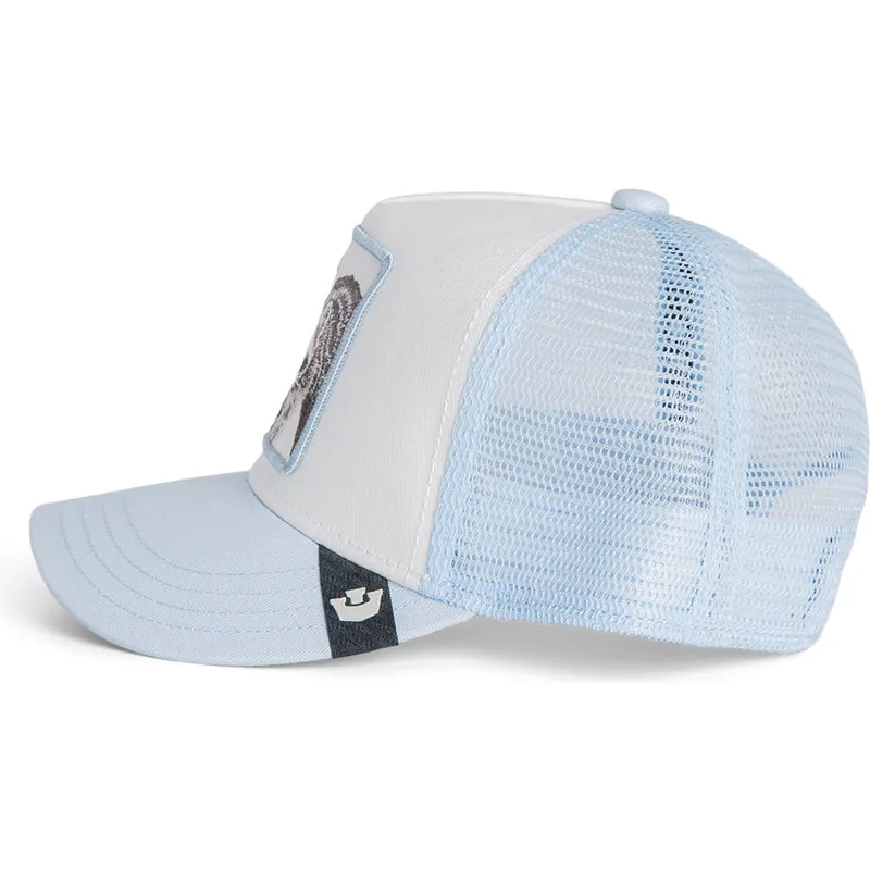 kepure-islenkta-vilkikas-melyna-snapback-vaikams-claro-mapache-rascal-raccoon-mini-the-farm-the-farm-de-goorin-bros