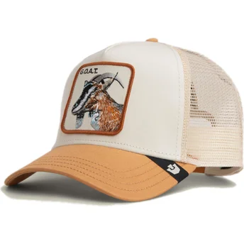 Gorra trucker marrón claro cabra The GOAT The Farm de...