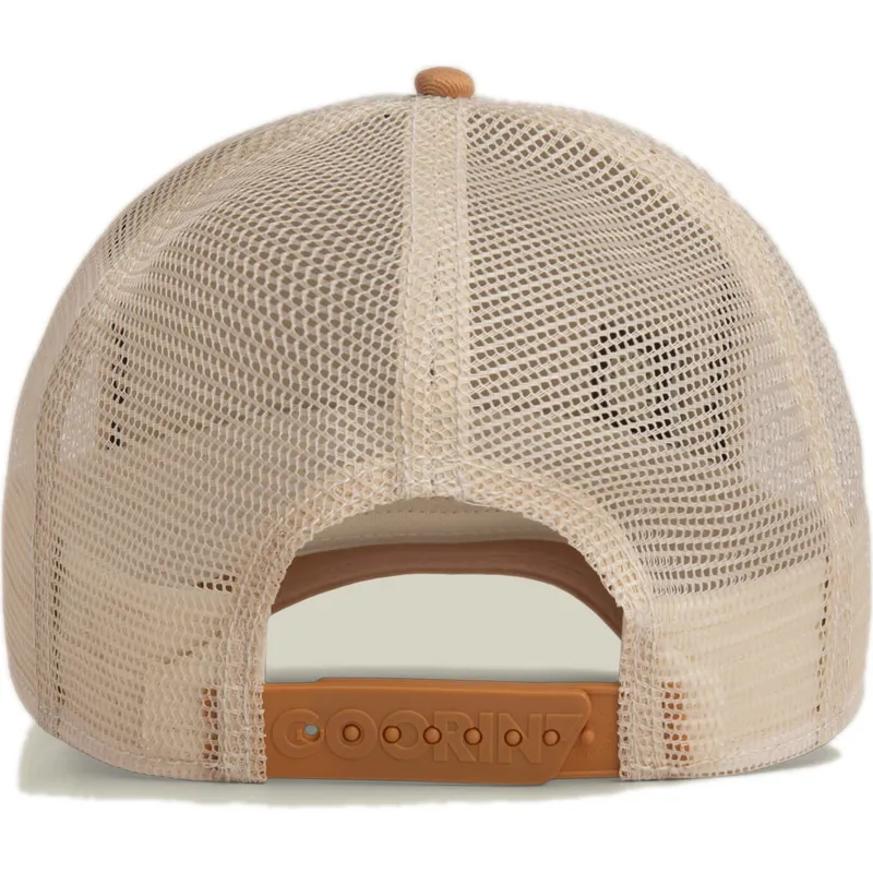 kepure-islenkta-vilkikas-ruda-snapback-claro-cabra-the-goat-the-farm-the-farm-de-goorin-bros