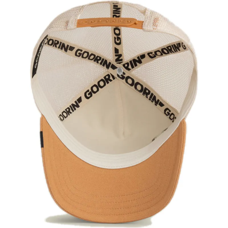 kepure-islenkta-vilkikas-ruda-snapback-claro-cabra-the-goat-the-farm-the-farm-de-goorin-bros
