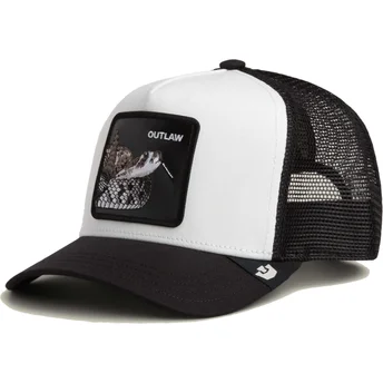 Kepurė išlenkta vilkikas juoda snapback serpiente Outlaw The Farm The Farm de Goorin Bros.