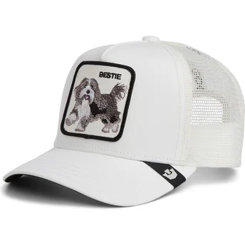 Kepurė išlenkta vilkikas balta snapback perro Bestie The Farm The Farm de Goorin Bros.