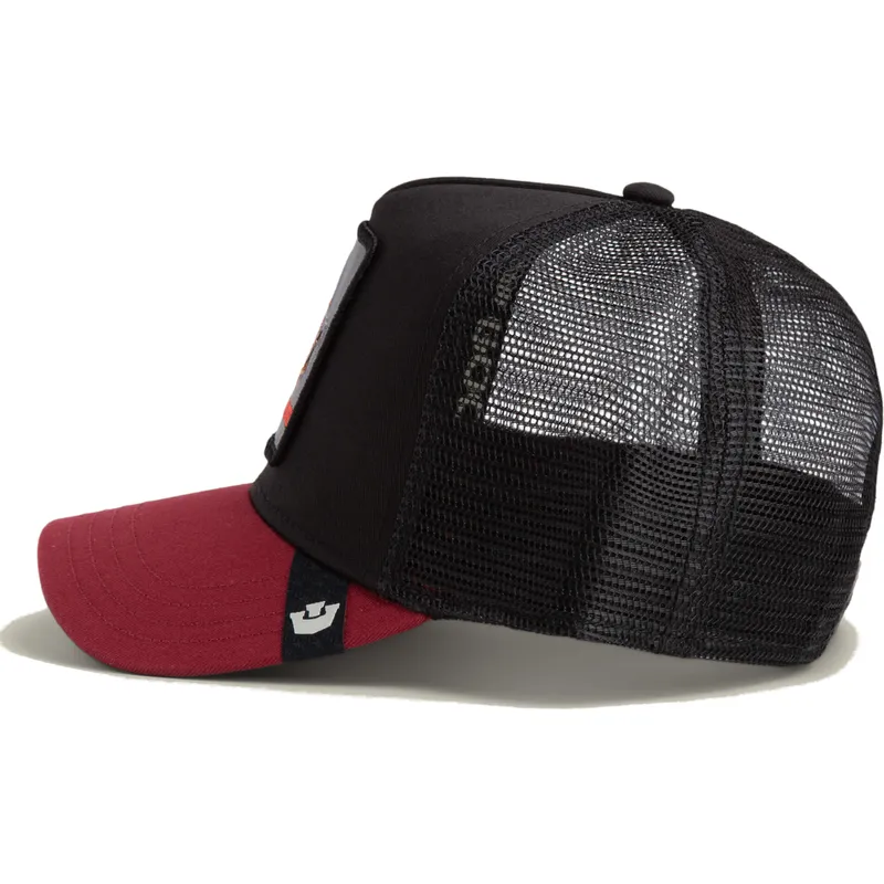 kepure-islenkta-vilkikas-juoda-snapback-perro-doberman-beware-the-farm-the-farm-de-goorin-bros