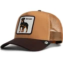 cap-islenkta-brown-snapback-vaikams-the-farm-de-goorin-bros