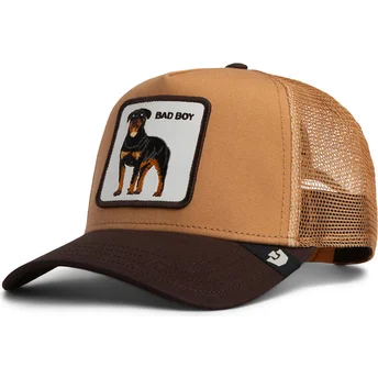 Kepurė išlenkta ruda snapback vaikams Bad Boy Mini The Farm Goorin Bros.