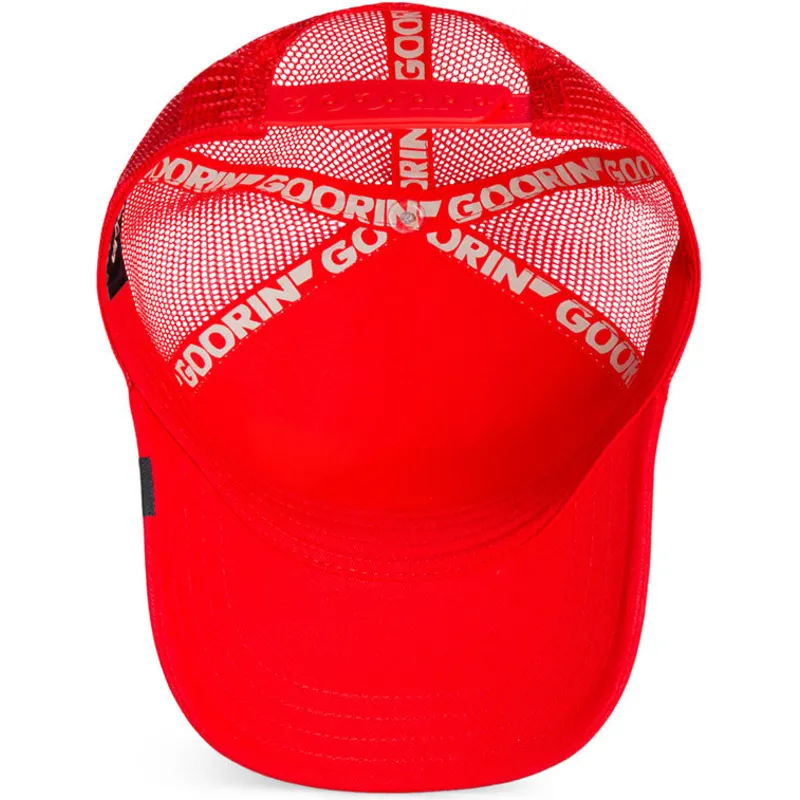cap-islenkta-red-snapback-vaikams-the-farm-de-goorin-bros
