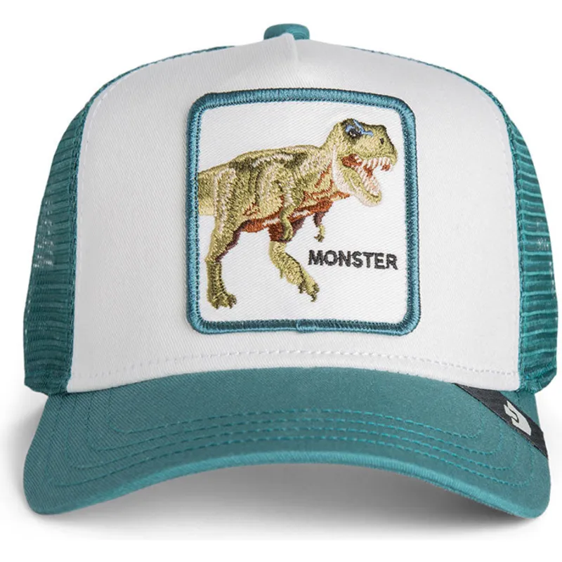 czapka-trucker-zielona-dla-chlopca-t-rex-dinozaur-sea-monster-the-farm-od-goorin-bros