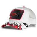 kepure-islenkta-balta-snapback-fire-flames-the-farm-goorin-bros