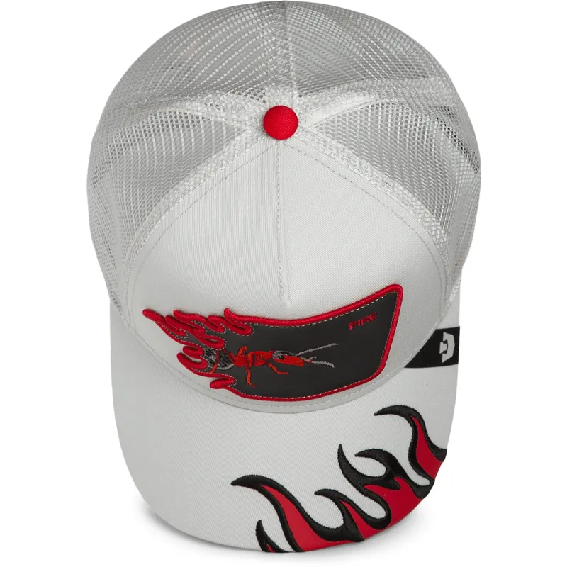kepure-islenkta-balta-snapback-fire-flames-the-farm-goorin-bros
