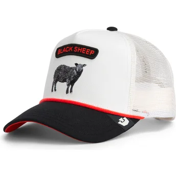 Czapka trucker biało-czarna owca Pop Rocker Sheep The Farm Goorin Bros.