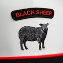 kepure-islenkta-vilkikas-balta-snapback-oveja-pop-rocker-sheep-the-farm-the-farm-de-goorin-bros