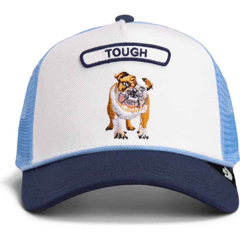 gorra-trucker-azul-perro-bulldog-pop-rocker-bulldog-the-farm-de-goorin-bros