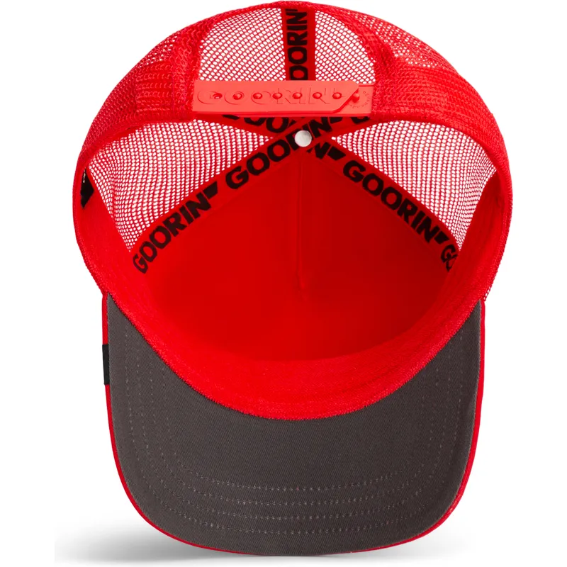 kepure-islenkta-raudona-snapback-rush-panther-the-farm-goorin-bros kepure-islenkta-raudona-snapback-rush-panther-the-farm-goorin-bros