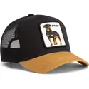 kepure-islenkta-vilkikas-juoda-snapback-perro-rottweiler-bad-boy-the-farm-the-farm-de-goorin-bros