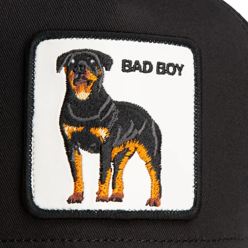 kepure-islenkta-vilkikas-juoda-snapback-perro-rottweiler-bad-boy-the-farm-the-farm-de-goorin-bros