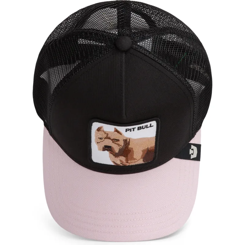 kepure-islenkta-vilkikas-juoda-snapback-whisper-the-pitbull-the-farm-the-farm-de-goorin-bros