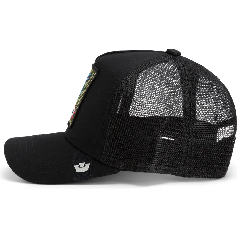 kepure-islenkta-vilkikas-juoda-snapback-gallo-cock-rooster-pop-art-2-the-farm-the-farm-de-goorin-bros