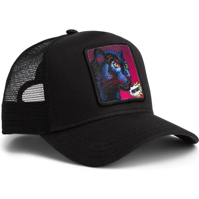 kepure-islenkta-vilkikas-juoda-snapback-pantera-panther-pop-art-2-the-farm-the-farm-de-goorin-bros