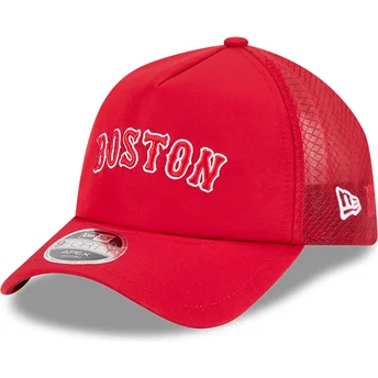 Kepurė išlenkta raudona snapback 9FORTY APEX BP Letters Boston Red Sox MLB New Era