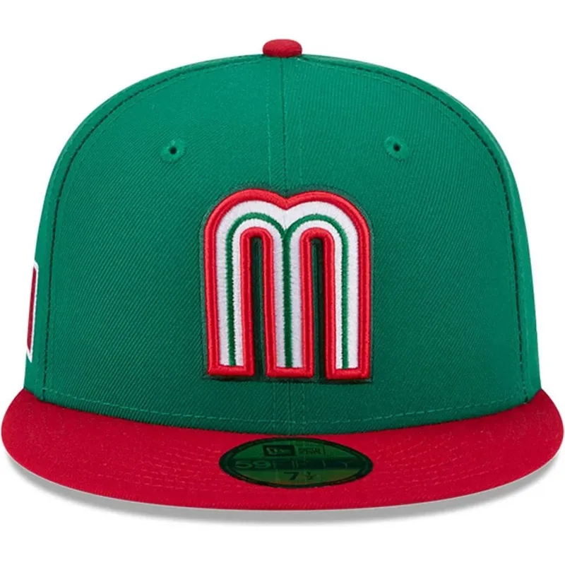 kepure-plokscia-zalia-priglundanti-59fifty-mexico-2026-world-baseball-classic-world-baseball-classic-new-era