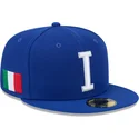 plaska-czapka-niebieska-dopasowana-59fifty-italy-2026-world-baseball-classic-new-era