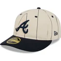 bezowa-dopasowana-czapka-z-zakrzywionym-daszkiem-59fifty-retro-crown-linen-atlanta-braves-mlb-new-era
