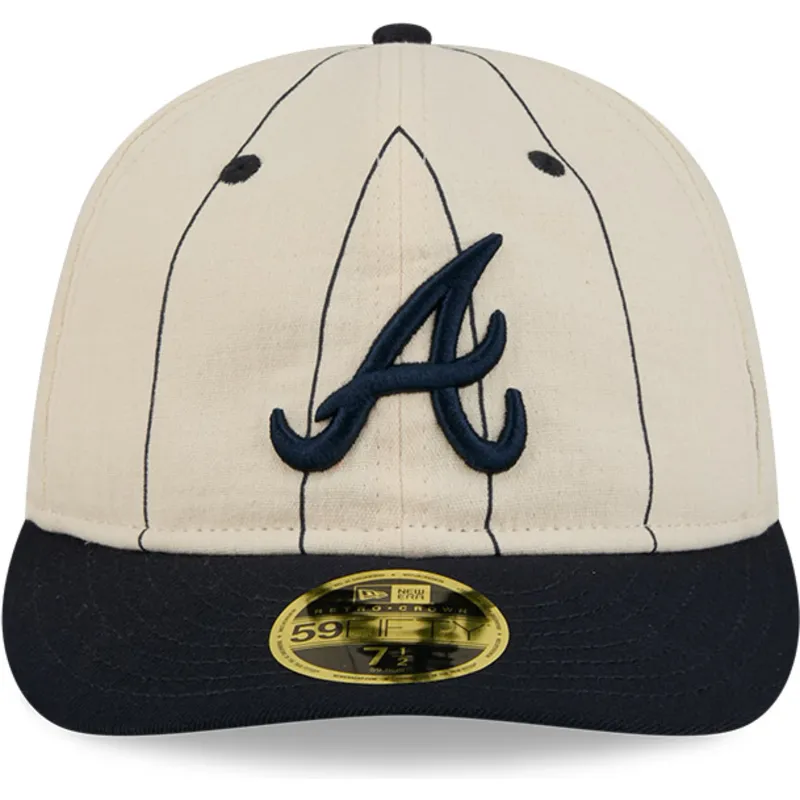kepure-islenkta-smelio-priglundantis-59fifty-retro-crown-linen-atlanta-braves-mlb-new-era