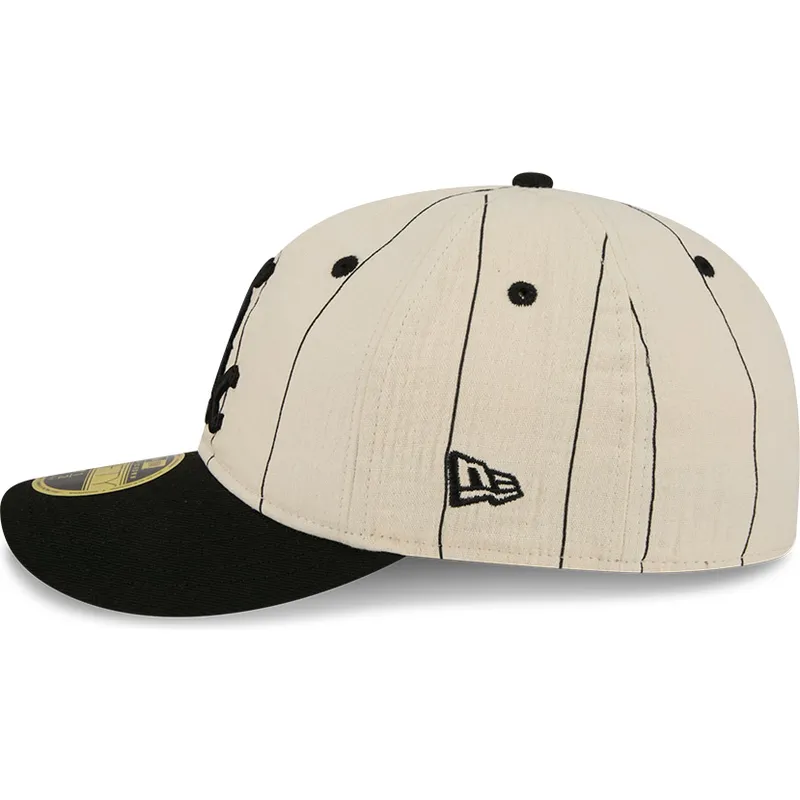 kepure-plokscia-smelio-priglundantis-59fifty-retro-crown-linen-chicago-white-sox-mlb-new-era