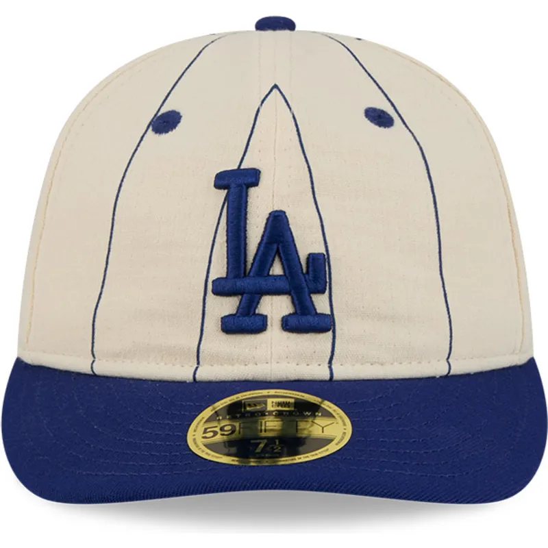cap-islenkta-beige-ajustada-59fifty-retro-crown-linen-los-angeles-dodgers-mlb-new-era