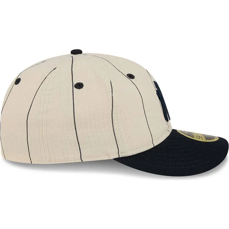 new-era-curved-brim-59fifty-retro-crown-linen-new-york-yankees-mlb-beige-fitted-cap