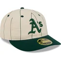 new-era-curved-brim-59fifty-retro-crown-linen-oakland-athletics-mlb-beige-fitted-cap