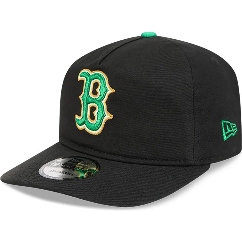 czarna-zakrzywiona-czapka-snapback-19twenty-saint-patrick-s-day-boston-red-sox-mlb-new-era