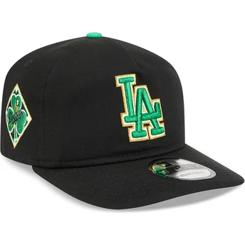 Czarna czapka z zakrzywionym daszkiem snapback 19TWENTY Saint Patrick's Day Los Angeles Dodgers MLB New Era