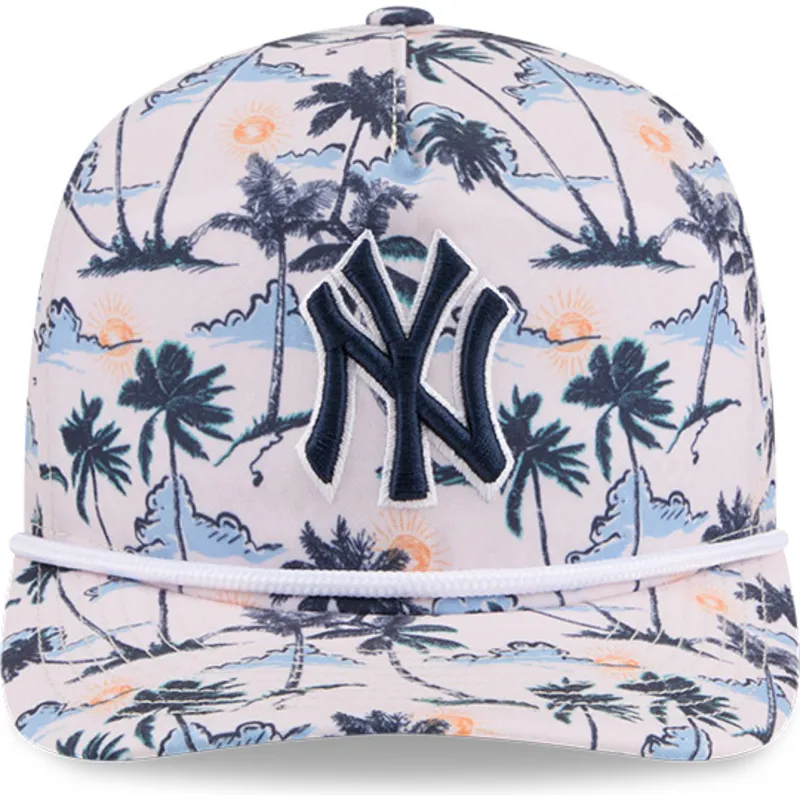 czapka-z-daszkiem-zakrzywionym-wielokolorowa-snapback-19twenty-printed-tropical-new-york-yankees-mlb-new-era