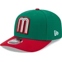 new-era-curved-brim-9seventy-stretch-snap-mexico-2026-world-baseball-classic-green-and-red-snapback-cap