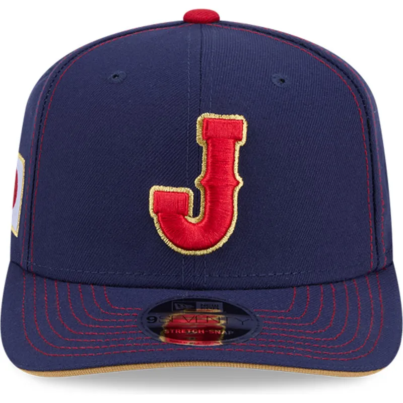 kepure-islenkta-tamsiai-melyna-snapback-9seventy-stretch-snap-japan-2026-world-baseball-classic-world-baseball-classic-new-era