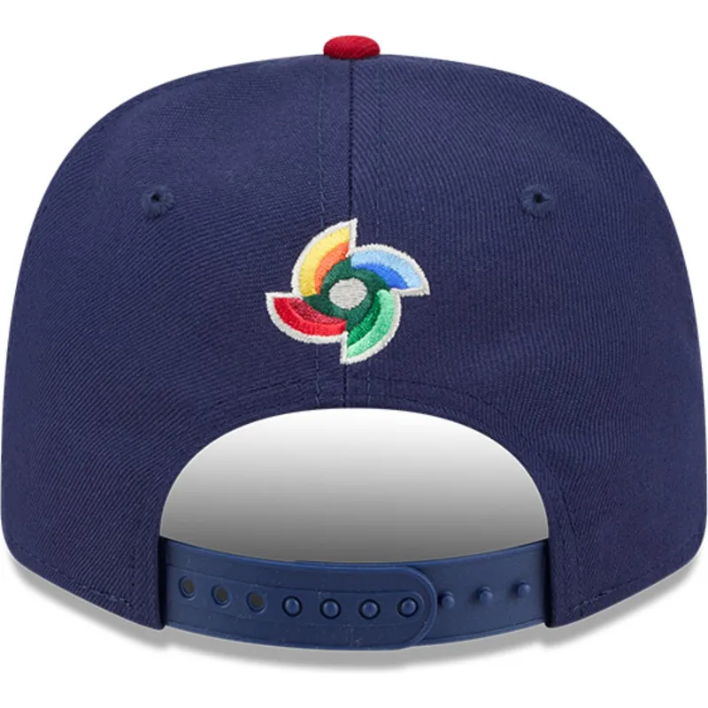 kepure-islenkta-tamsiai-melyna-snapback-9seventy-stretch-snap-japan-2026-world-baseball-classic-world-baseball-classic-new-era