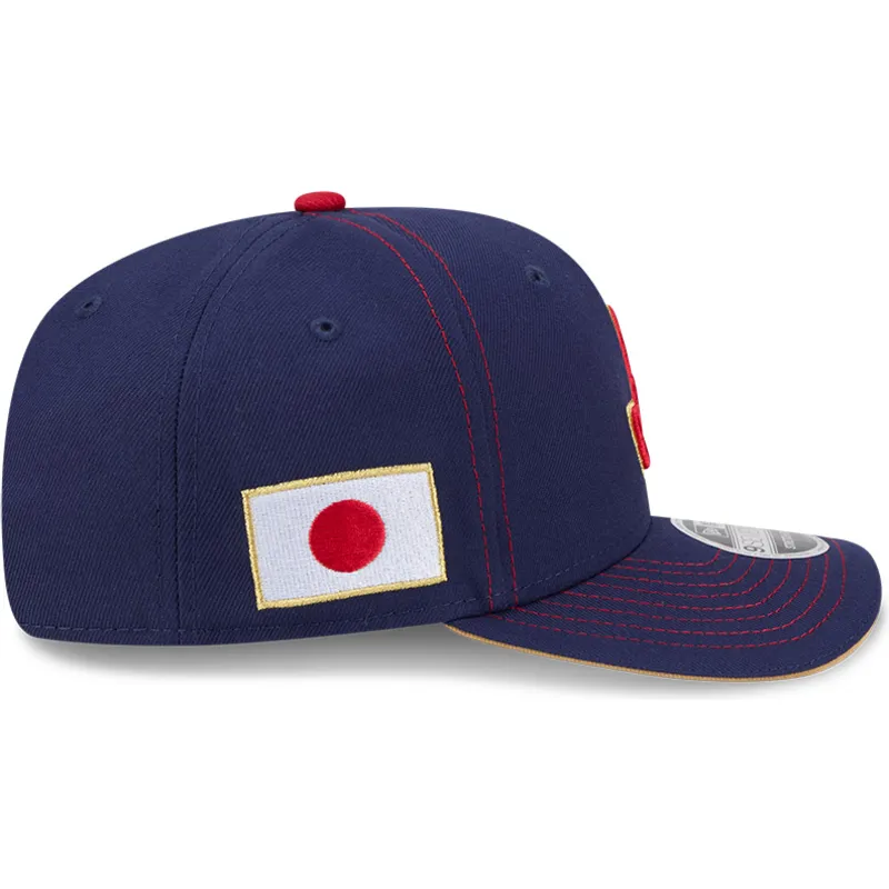 kepure-islenkta-tamsiai-melyna-snapback-9seventy-stretch-snap-japan-2026-world-baseball-classic-world-baseball-classic-new-era