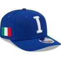 niebieska-zakrzywiona-czapka-snapback-9seventy-stretch-snap-italy-2026-world-baseball-classic-new-era