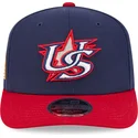 granatowo-czerwona-zakrzywiona-czapka-snapback-9seventy-stretch-snap-usa-2026-world-baseball-classic-new-era