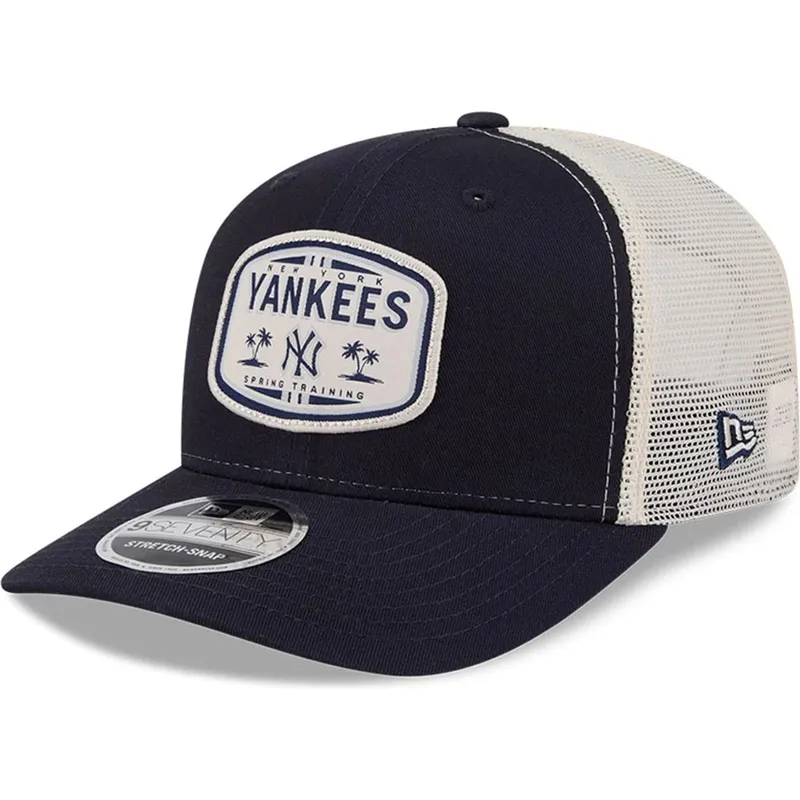 kepure-islenkta-tamsiai-melyna-snapback-9seventy-stretch-snap-patch-new-york-yankees-mlb-new-era